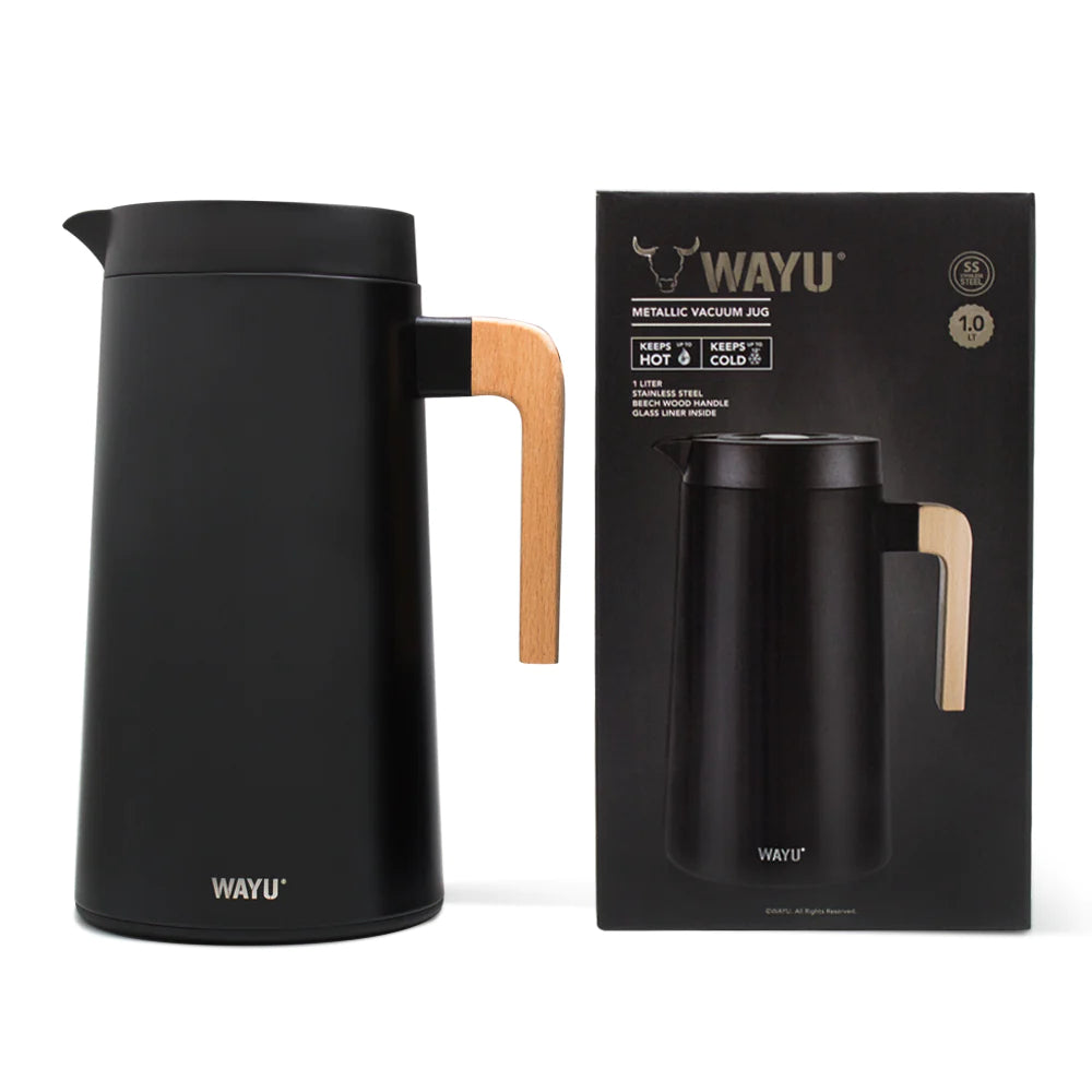 Jarra Metalica 1 Litro Wayu Acero Frio Caliente Mantén tus bebidas a la temperatura ideal y disfruta de su diseño elegante. ¡Compra ahora y mejora tu experiencia!-4