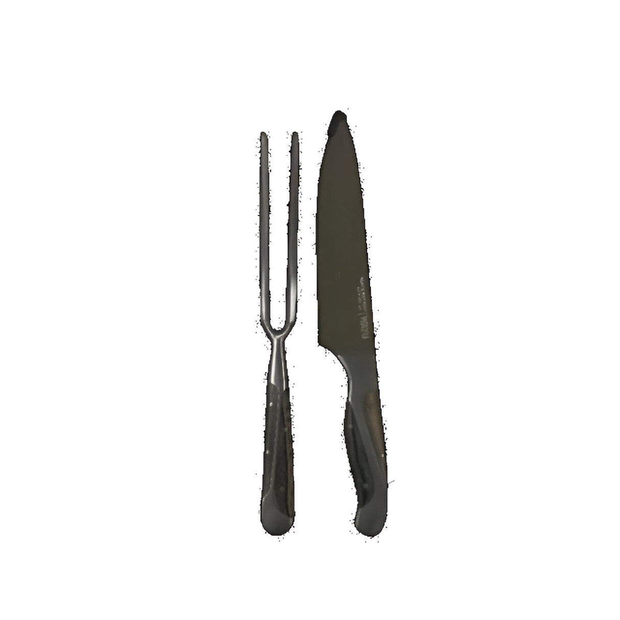 Set Parrillero Wayu Black Edition Cuchillo Con Pincho Premium Mejora tus asados con este elegante set de parrilla. ¡Haz tu pedido y disfruta de la experiencia!-2