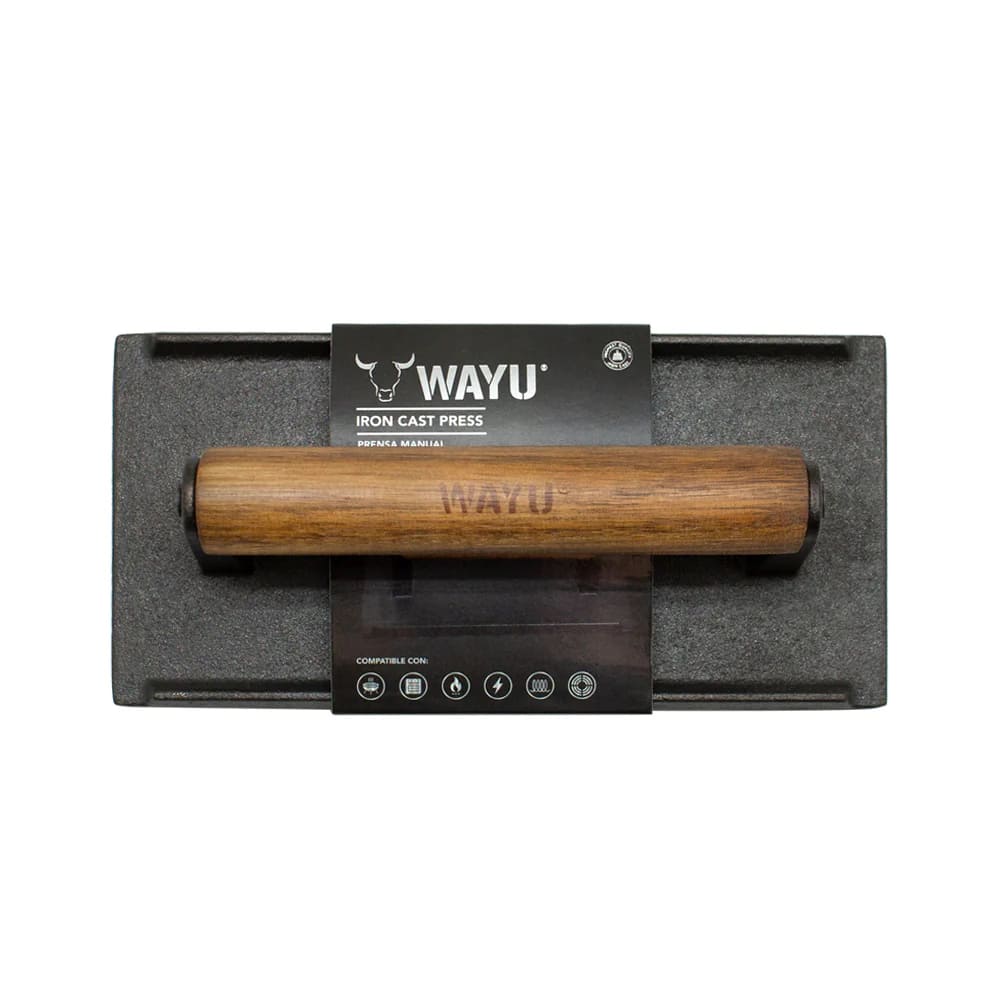 Prensa Molde Para Carne Cocina Wayu Asado BBQ Acero Disfruta de carnes perfectamente prensadas y cocidas. ¡Haz tu pedido ahora y mejora tus asados!-4