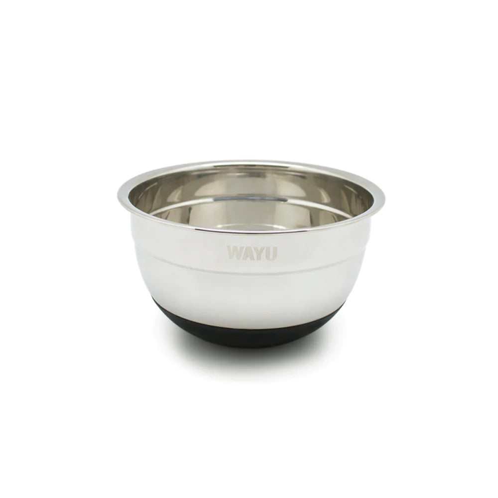 Bowl Ensaladera Acero Inoxidable Wayu 16 Cm Base Silicona