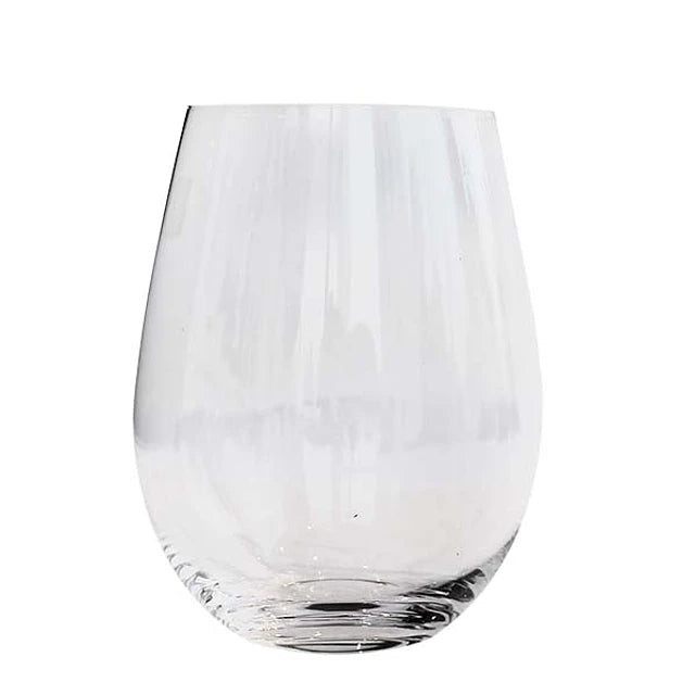 Set 4 Vasos Vidrio Cristal Redondo Wayu 580ml Liquido Coctel