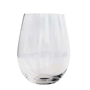 Set 4 Vasos Vidrio Cristal Redondo Wayu 580ml Liquido Coctel