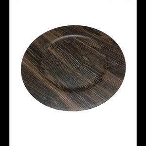 Plato Base Madera 33cm Wayu Mimbral Para Ocasiones Especiales