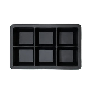 Cubeta De Hielo Molde Silicona Wayu Grande Para 6 Cubos