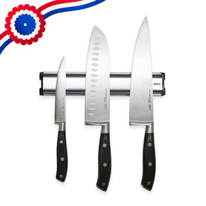 Set 4 Pzas Block Magnetico 3 Cuchillos Acero Inoxidable Cocina Wayu