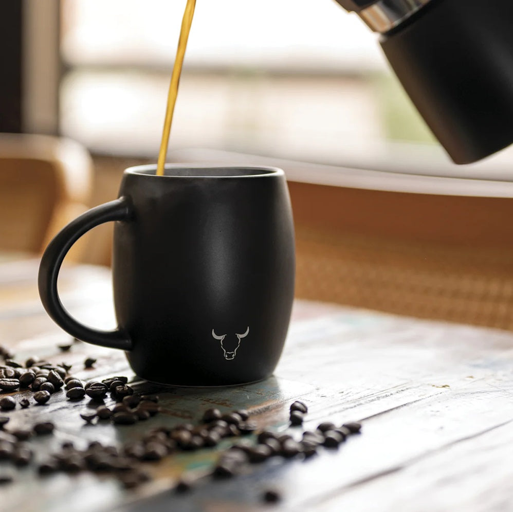 Tazón Wayu 440Ml Black Edition Vaso Cafe Te Premium Coffee