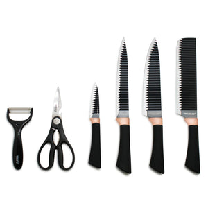 Set Cuchillos Rolling Tijeras y Pelador Collección Airflow Wayu: Mejora tu cocina con herramientas de calidad. ¡Descubre la colección y cocina como un profesional!-3
