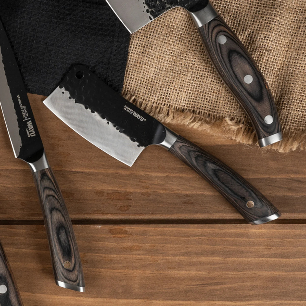Cuchillo Hammer Hacha Cleveland 33cm Wayu Limited Cocina Asado