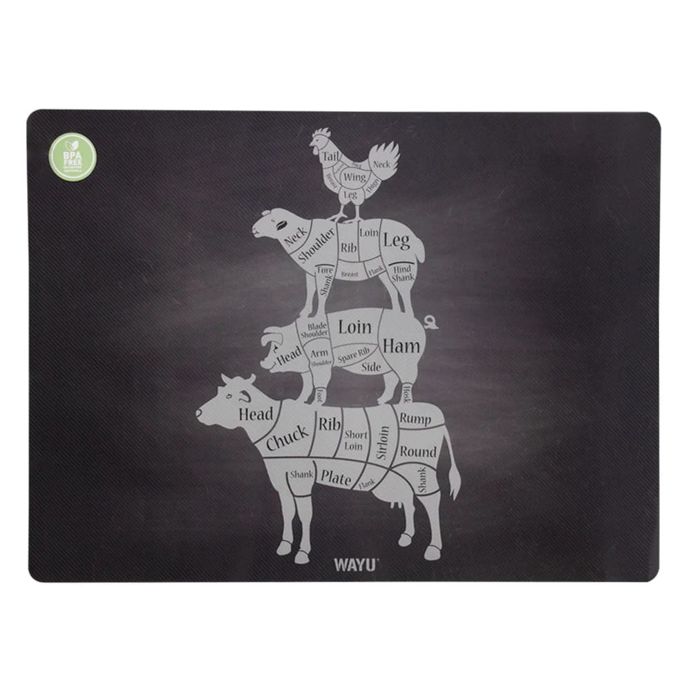 Individual Diseño Animales 40x30cm Cocina Mantel Sobremesa Wayu | Disparo.cl