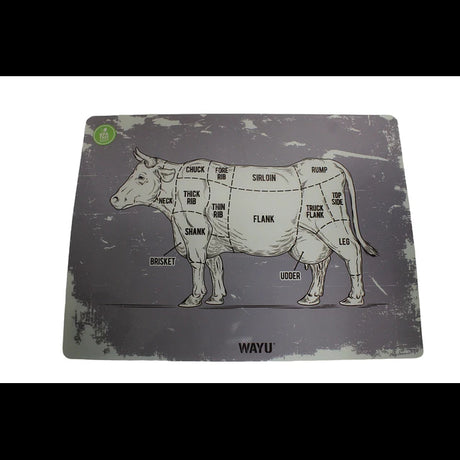 Individual Mesa Cocina 40x30cm Cortes Grey Mantel Wayu