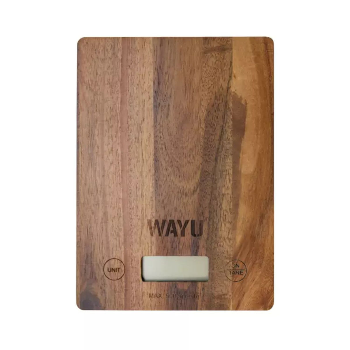 Pesa de Cocina Wayu en Madera de Acacia: Precisión y Elegancia en Tus Medidas. Disfruta de mediciones precisas y un diseño elegante. ¡Compra ahora!-1