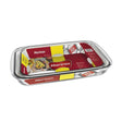 Pack 2 Fuentes Asaderas Mediana Pequeña Vidrio Rectangular | Disparo.cl