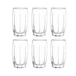 Set de 6 vasos altos Amadeus Rocks de 374cc, perfectos para tragos y jugos. Disfruta de tus bebidas con estilo. ¡Compra hoy y sorpréndete!-1