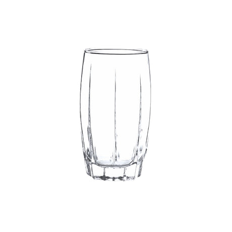 Display 6 Vasos Altos Amadeus Rocks 374cc Tragos Jugos Cristar