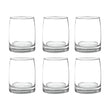 Set de 6 vasos bajos de 366cc ideales para mojitos y bebidas. Diseño elegante en vidrio Cristar. ¡Compra hoy y eleva tus reuniones!-1