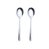 Set 2 Pcs Cuchara Tenedor Para Ensaladas Luna Krons Hogar