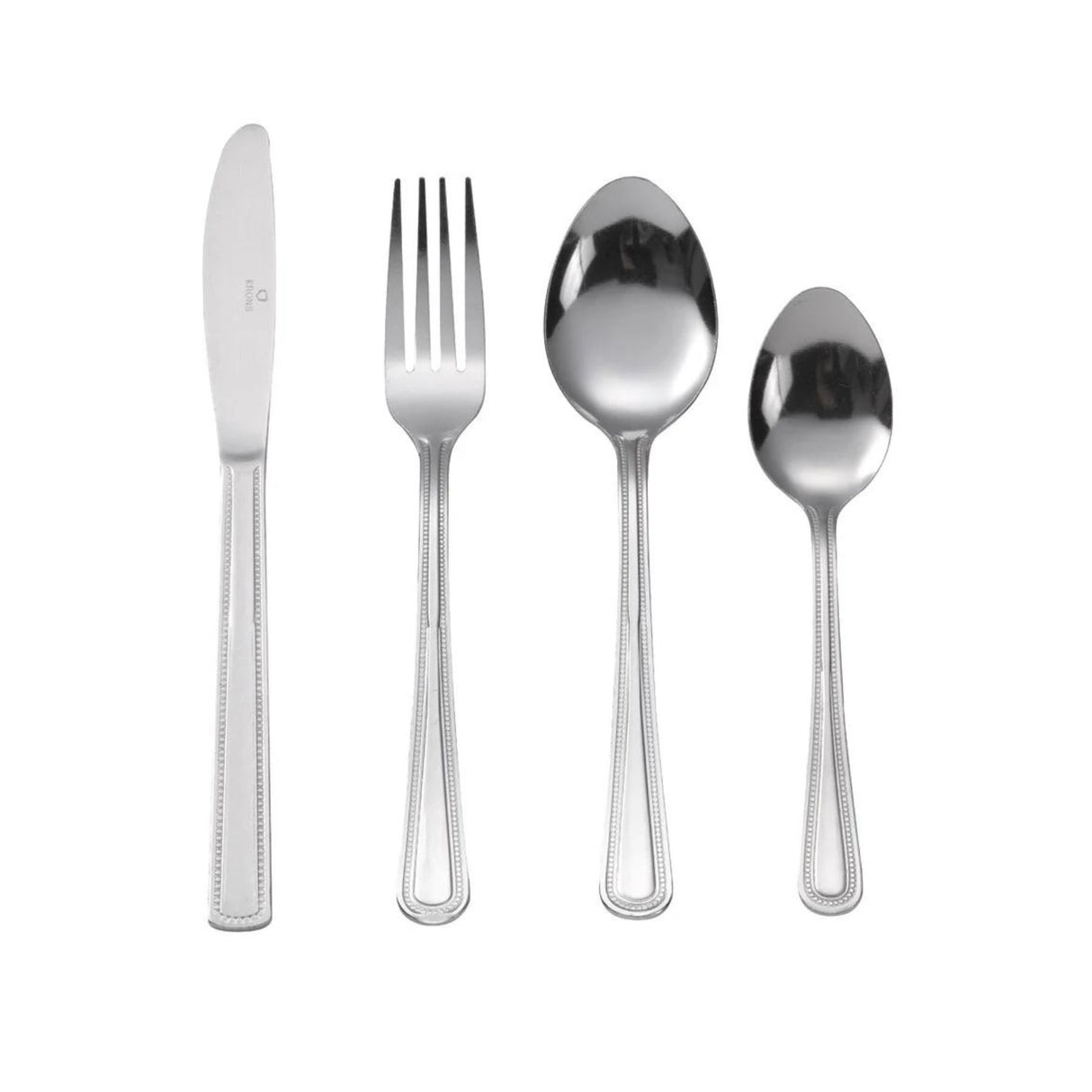 Set Cubiertos 24 Piezas Newcastle Krons Acero Inoxidable Mejora tus comidas con elegancia y durabilidad. ¡Adquiere el tuyo y transforma tu mesa!-2