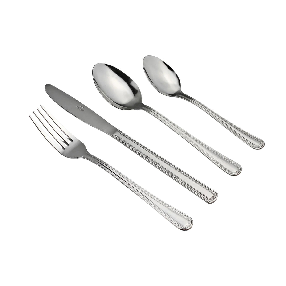 Set Cubiertos 24 Piezas Newcastle Krons Acero Inoxidable Mejora tus comidas con elegancia y durabilidad. ¡Adquiere el tuyo y transforma tu mesa!-3