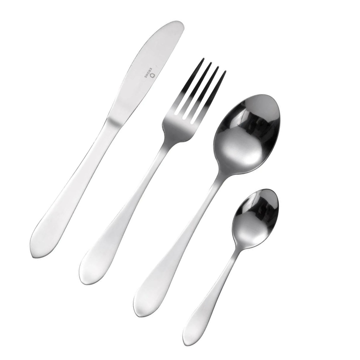 Set Cubiertos 24 Piezas Vancouver Krons Acero Inoxidable | Disparo.cl