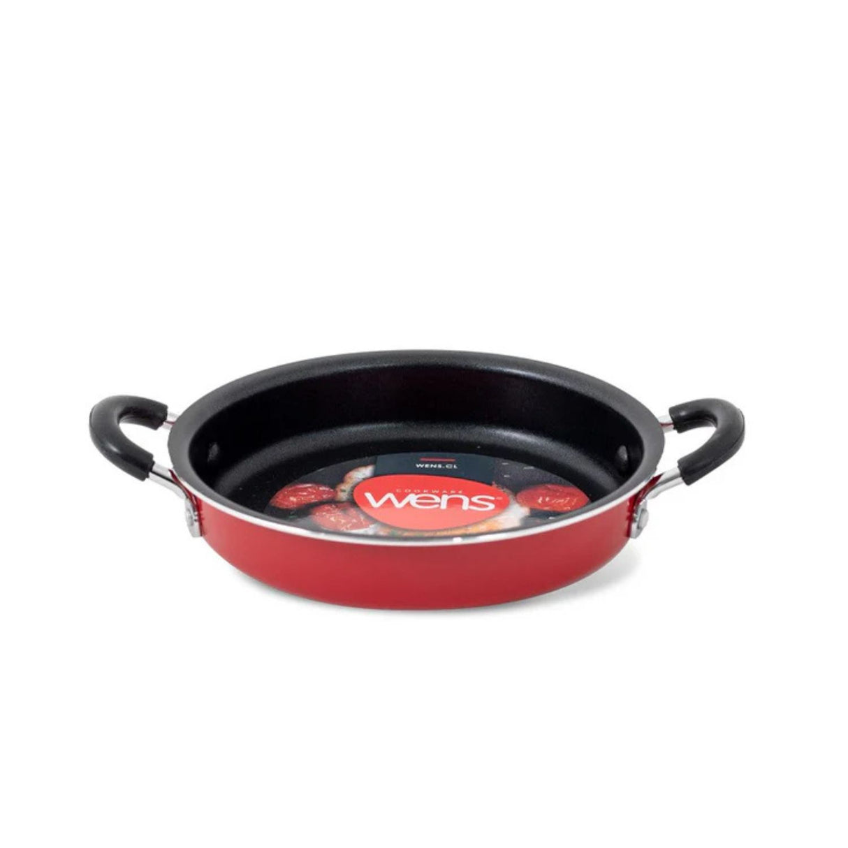 Paila Firenze de 16cm con azas de silicona y antiadherente. Perfecta para cocinar sin que se pegue. ¡Compra hoy y disfruta de una cocina fácil!-1
