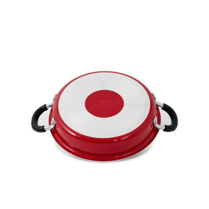 Paila Firenze de 16cm con azas de silicona y antiadherente. Perfecta para cocinar sin que se pegue. ¡Compra hoy y disfruta de una cocina fácil!-3