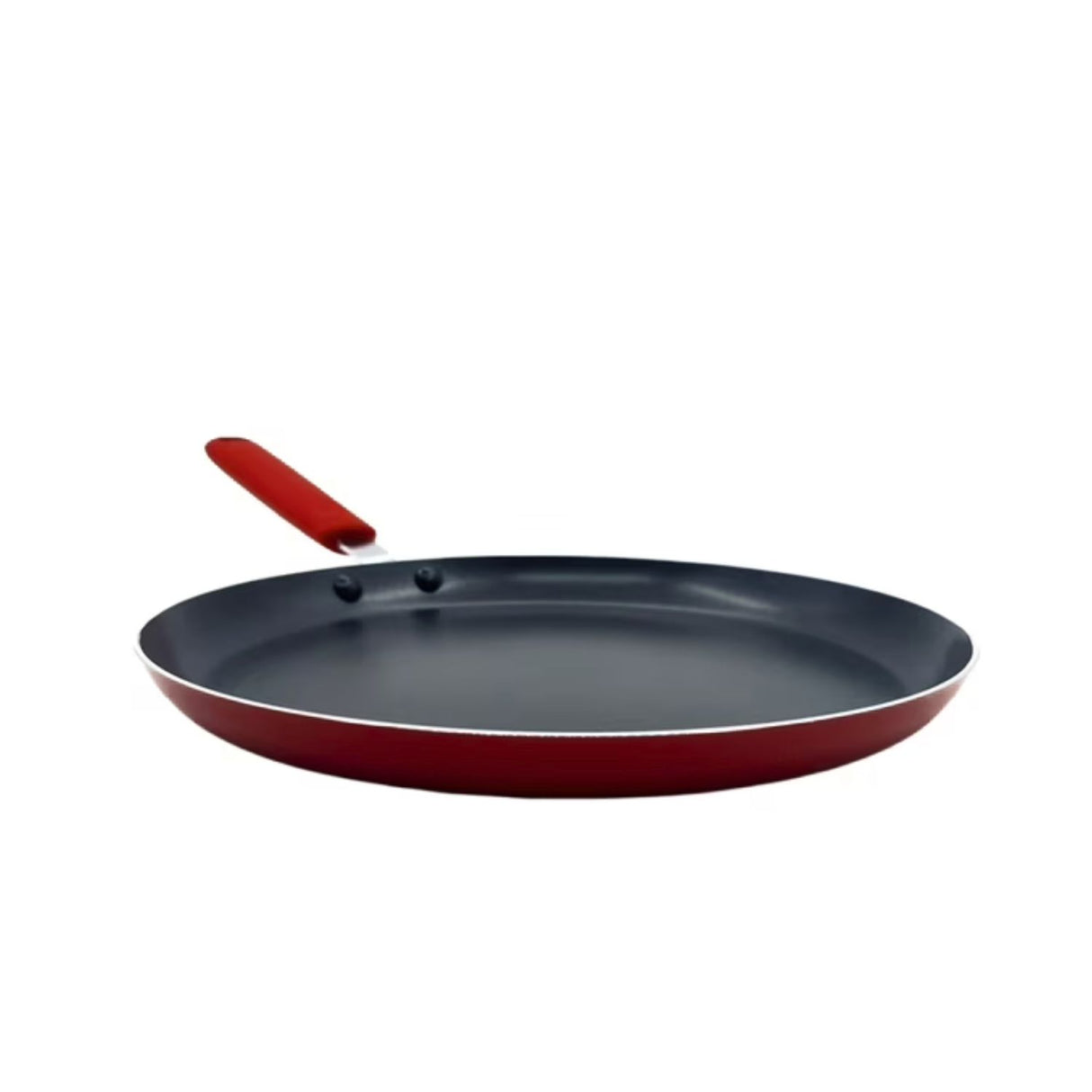 Sartén panquequera Firenze de 25 cm, antiadherente y color rojo. Perfecta para preparar deliciosos panqueques sin que se peguen. ¡Compra hoy y cocina fácil!-3
