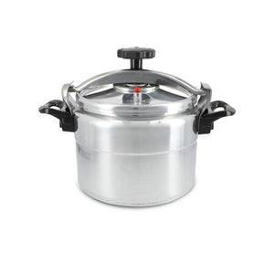 Olla a presión de 10 litros en aluminio, ideal para cocinar rápido y saludable. Perfecta para familias grandes. ¡Compra hoy y ahorra tiempo!-3
