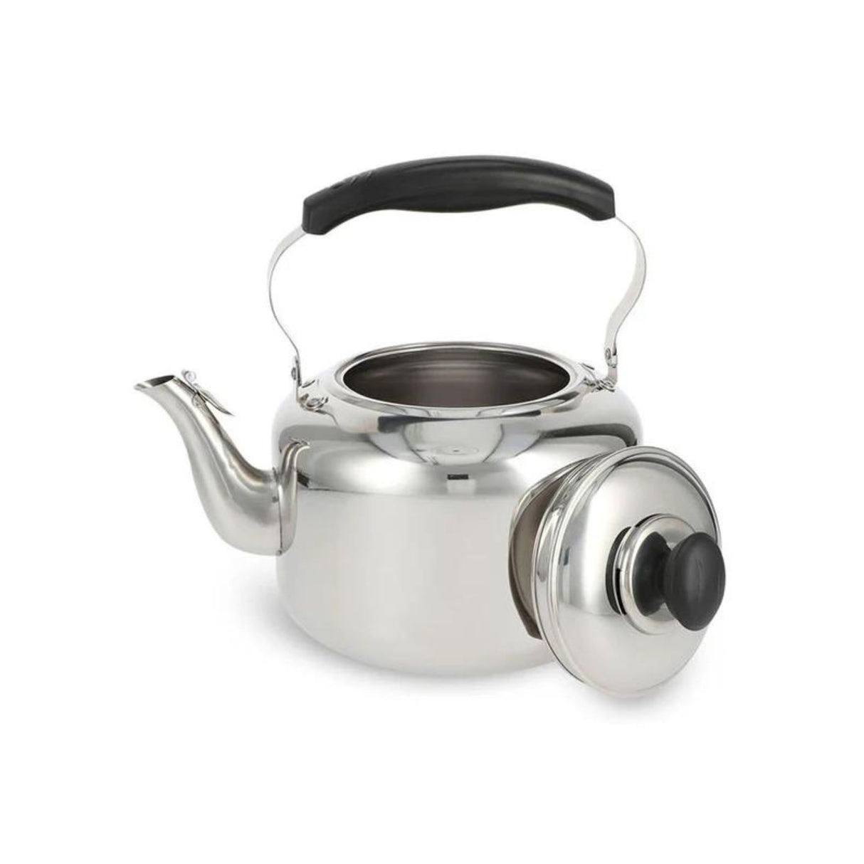 Tetera Trieste de 5 litros en acero inoxidable, con mango reforzado para mayor seguridad. Perfecta para tus reuniones. ¡Compra ahora y disfruta!-2