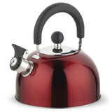 Tetera Sicilia 2500 ml Acero Inoxidable 25S Wens Cocina Rojo