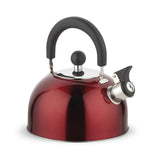 Tetera Sicilia 2500 ml Acero Inoxidable 25S Wens Cocina Rojo