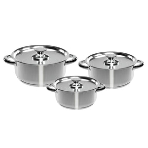 Set Bateria de Cocina 6 Piezas Acero 420 Wens Mejora tu experiencia culinaria con este set versátil y duradero. ¡Cocina como un chef hoy mismo!-1