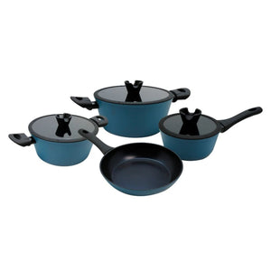 Bateria de Cocina 7 Piezas Ollas Sarten Diamond Keep | Disparo.cl