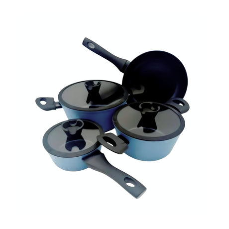 Bateria de Cocina 7 Piezas Ollas Sarten Diamond Keep | Disparo.cl