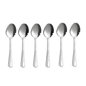Set de 6 cucharas para té de acero inoxidable, elegantes y duraderas. Perfectas para disfrutar tus infusiones. ¡Compra ahora y mejora tu experiencia!-2-1