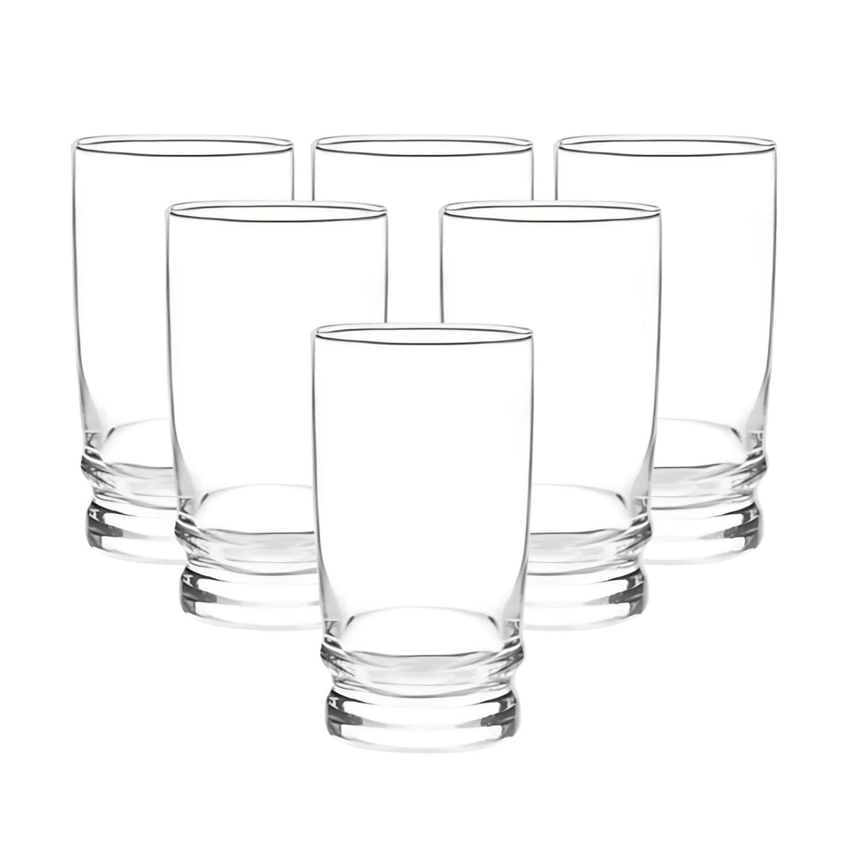 Set 6 Vasos Madeira Rocks 370mL Menaje Cocina Cristar