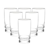 Set 6 Vasos Madeira Rocks 370mL Menaje Cocina Cristar