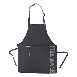 Delantal Pechera Black Bull Asado Parrilla Barbacoa Cocina Protege tu ropa mientras cocinas con estilo. ¡Haz tu pedido y disfruta de la cocina sin preocupaciones!-1