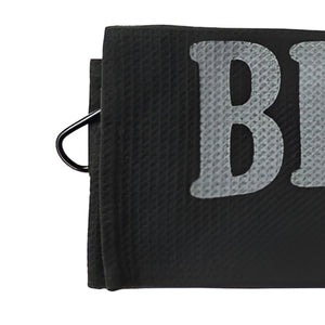 Paño Parrillero Black Bull negro de algodón, resistente a altas temperaturas, ideal para manejar utensilios calientes y proteger superficies.-1-2-1-1