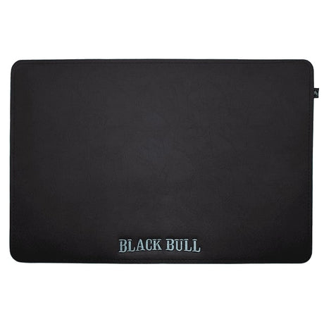 Individual PU Black Bull negro de 30x45 cm, resistente a manchas y fácil de limpiar, ideal para cenas elegantes y uso diario.-1