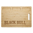 Tabla de cortar de bambú Black Bull, 38.5 cm, duradera y antibacteriana, ideal para picar y presentar alimentos en cocinas.-1-1-1-1
