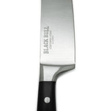 Cuchillo Chef 36cm Black Bull de acero inoxidable con mango ergonómico, ideal para cortes precisos en cocina profesional y doméstica.-2