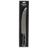 Cuchillo rebanador carnicero Black Bull de 38 cm, acero inoxidable, antiadherente, ideal para cortes precisos de carnes y verduras.-3