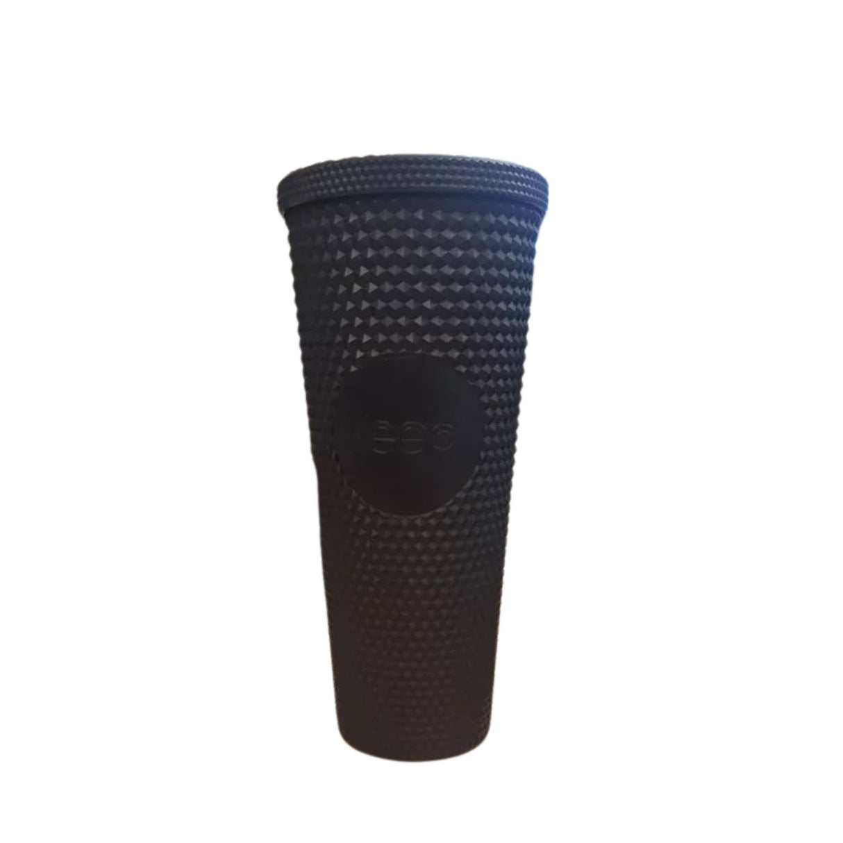 Vaso Tumbler térmico negro de 710 ml, plástico duradero, tapa hermética, ideal para bebidas calientes y frías, perfecto para llevar.-4-1-1-1