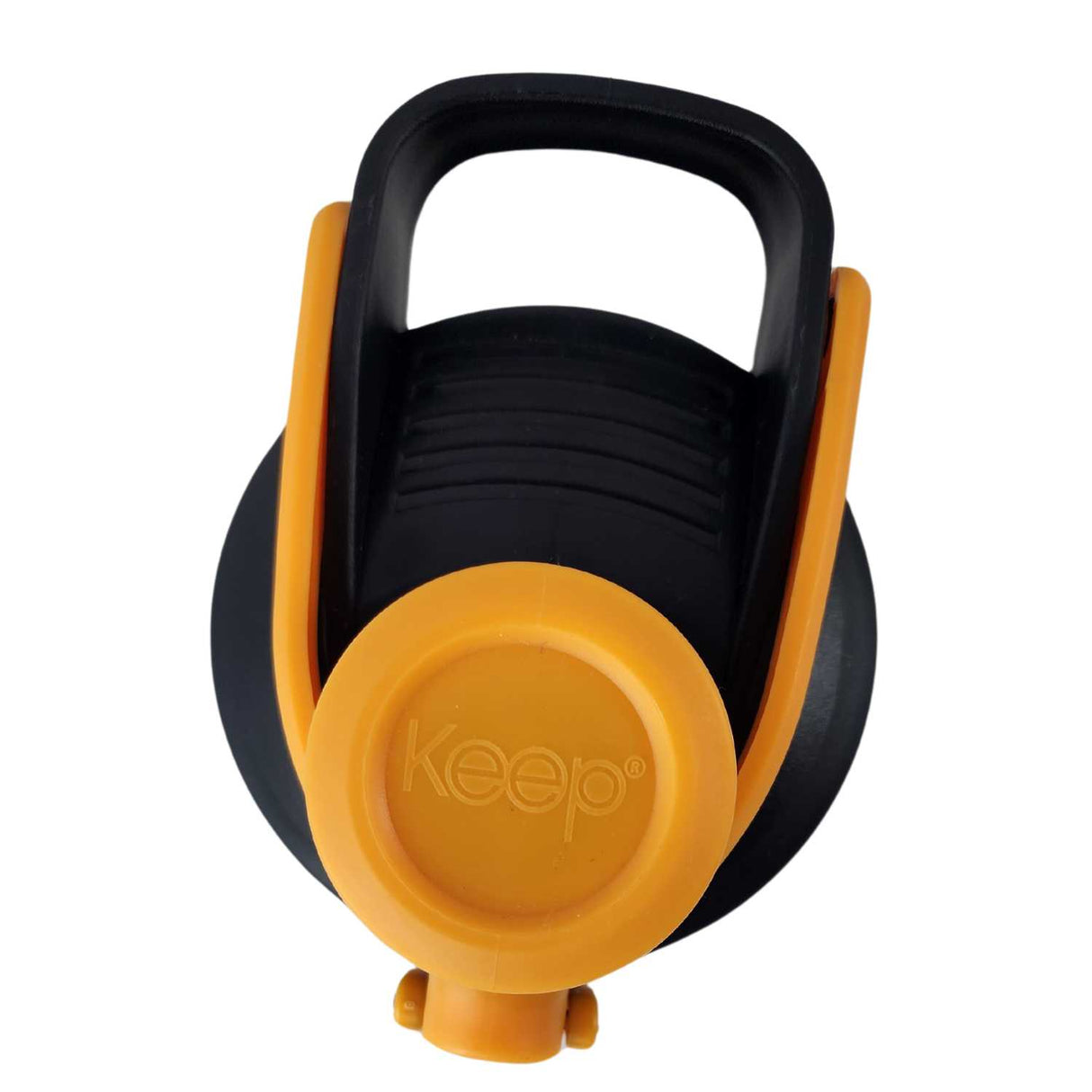 Botella Shaker Keep de 700 ml, naranja, plástico BPA-free, ideal para mezclar bebidas deportivas y mantenerte hidratado en el gimnasio.-2