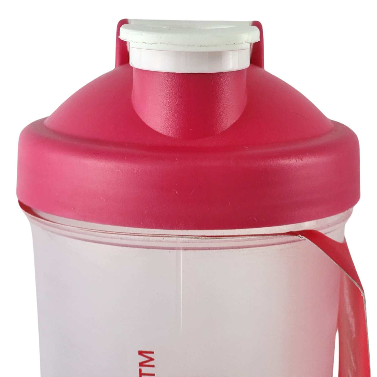 Botella Keep Shaker Value 700ml rosa, fabricada en plástico BPA-free, ideal para mezclar proteínas y agua, con tapa hermética anti-derrame.-4