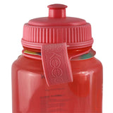 Botella Keep 1L coral, de plástico BPA-free, con boquilla rebatible y marcador de ml, ideal para deportistas y uso diario.-5