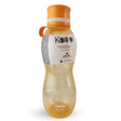 Botella Keep Value de 700ml en silicona naranja, ideal para jugos y agua, con cierre hermético y libre de BPA, perfecta para el gimnasio y oficina.-2-1-1-1