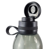 Botella de silicona negra de 700ml, libre de BPA, con cierre hermético, ideal para agua y jugos en oficina o gimnasio.-6