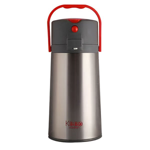 Termo Sifón Keep 1.9LT de acero inoxidable, ideal para mantener bebidas calientes o frías por horas, con diseño elegante y resistente.-1-4-1-1