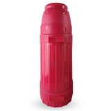 Termo Keep 1.8L café con rosa, acero inoxidable, ideal para camping y senderismo, mantiene bebidas frías hasta 24h y calientes hasta 12h.-3